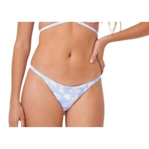 L*Space Eco Chic Bitsy Cut Bikini Bottom Bali Bloom Print Women’s Medium NWT